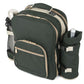 Greenfield Collection Super Deluxe Picnic Backpack Hamper for 2 People - Green - Holiday Accent Ltd
