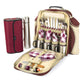 Greenfield Collection Super Deluxe Picnic Backpack Hamper with Blanket - 4 people - Holiday Accent Ltd
