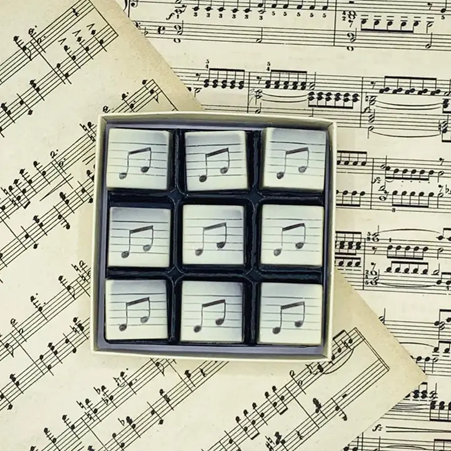 Choc on Choc Chocolate Musical Notes - Holiday Accent Ltd