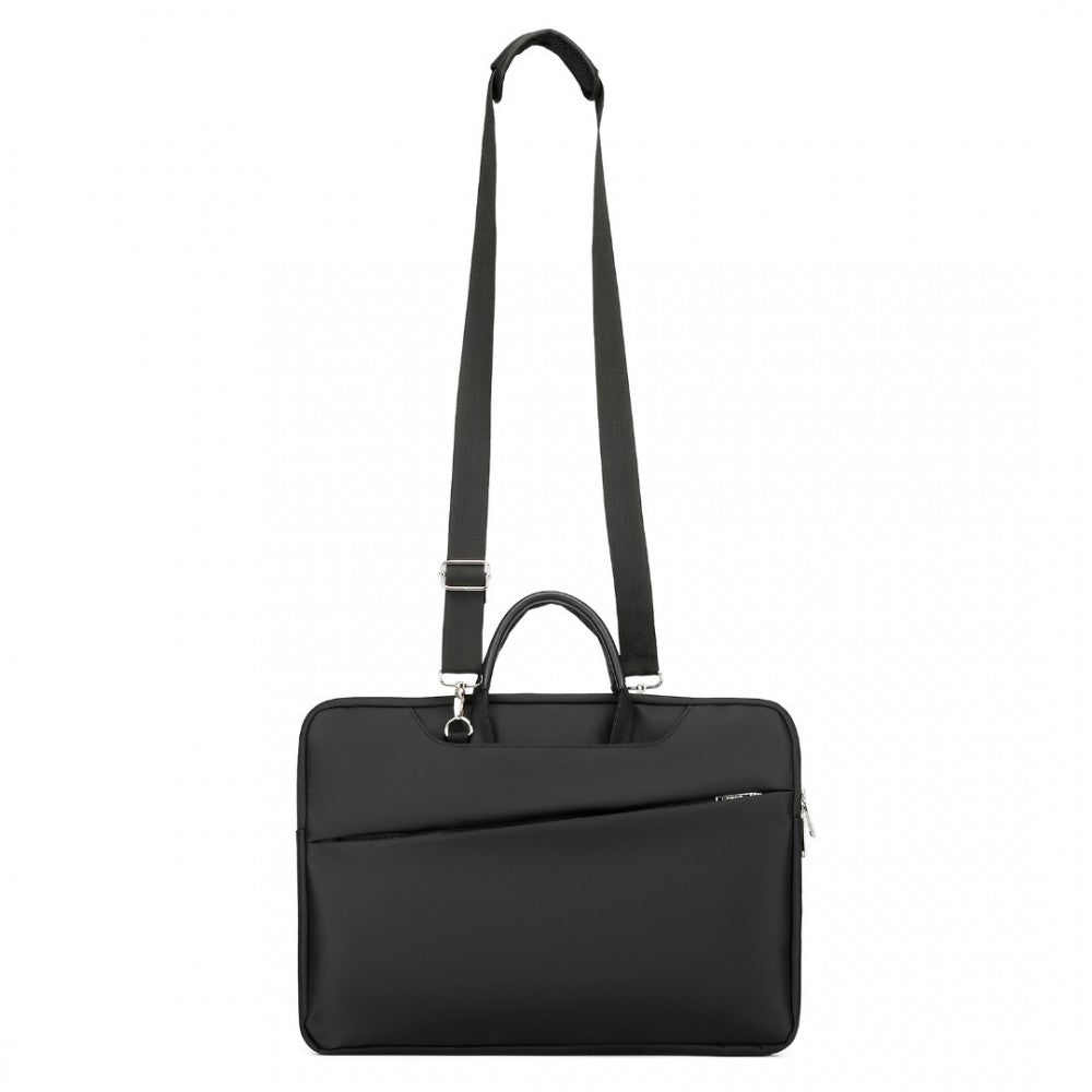 Kono Executive Water-resistant Laptop Bag - Black - Holiday Accent Ltd