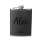 Personalised Faux Leather Hip Flask - Holiday Accent Ltd