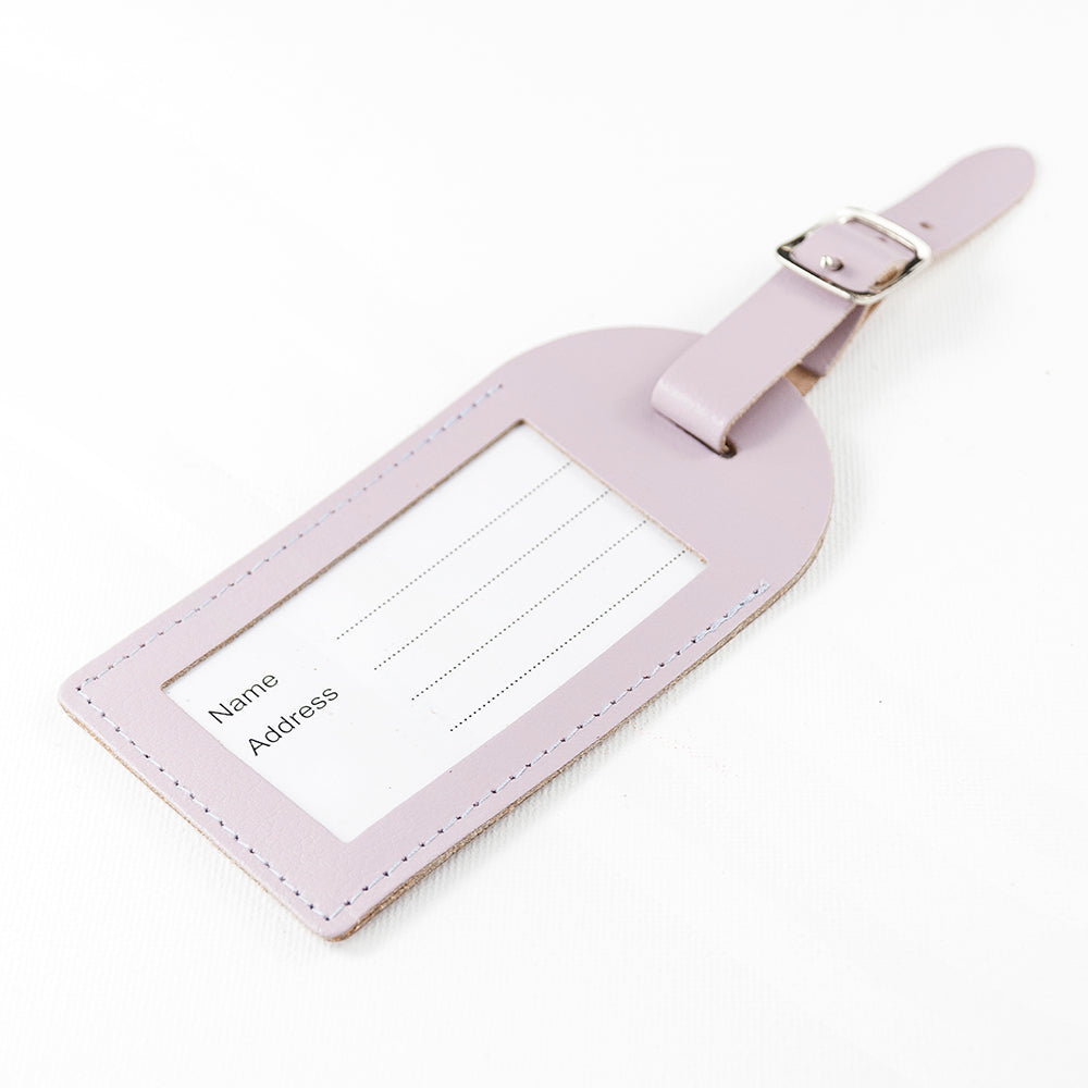 Personalised Leather Luggage Tag - Holiday Accent Ltd