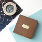 Personalised Brass Travellers Compass in Wooden Gift Box - Holiday Accent Ltd