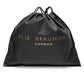 Personalised Elie Beaumont Leather Black Bag with two Straps - Holiday Accent Ltd