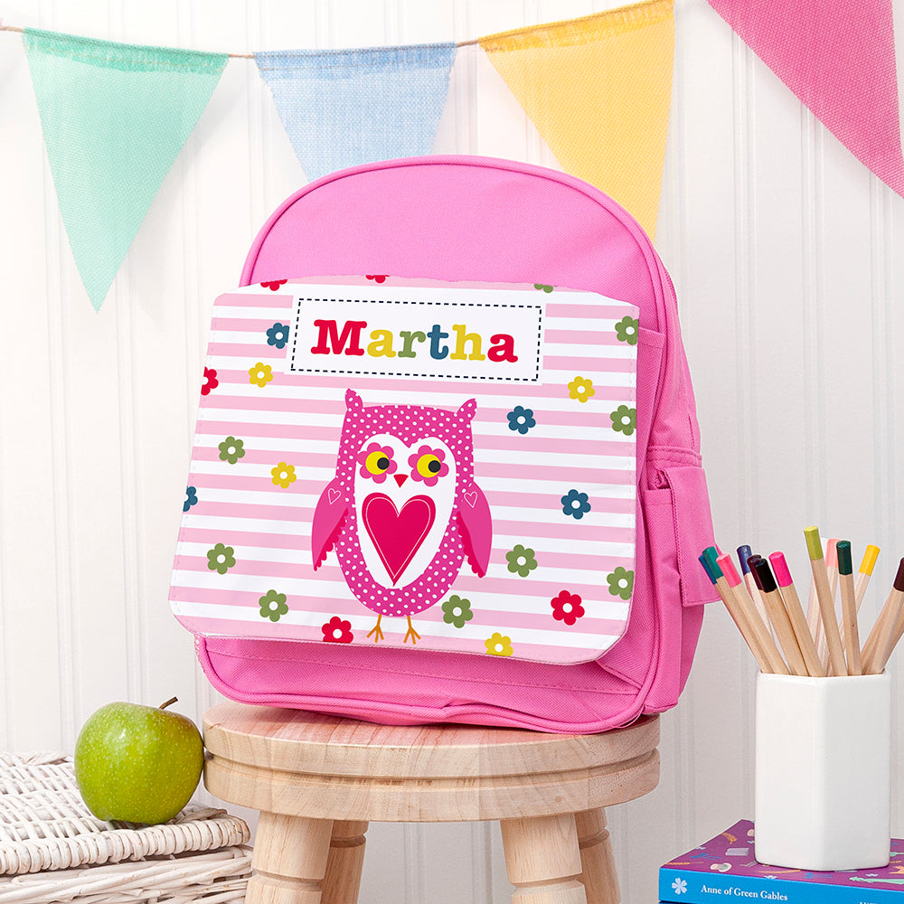 Personalised Children's Pink Mini Backpack - Holiday Accent Ltd