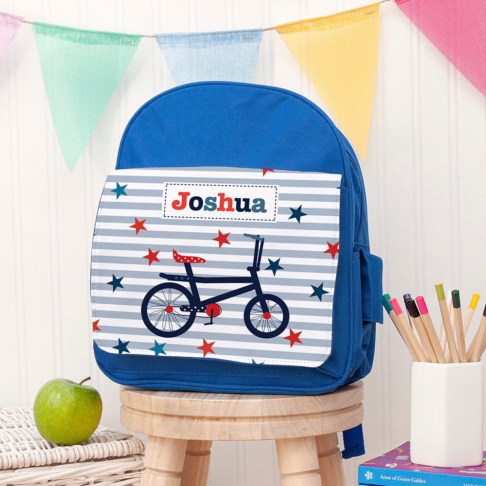 Personalised Children's Blue Mini Backpack - Holiday Accent Ltd