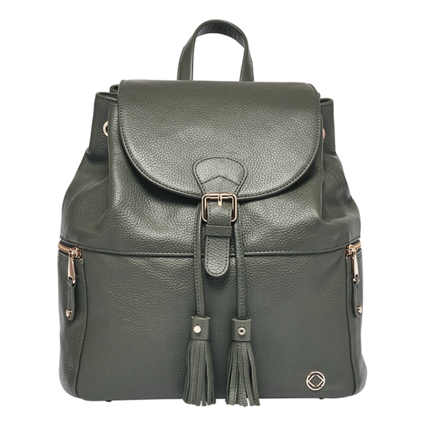 Thor Leather Backpack - Olive - Holiday Accent Ltd
