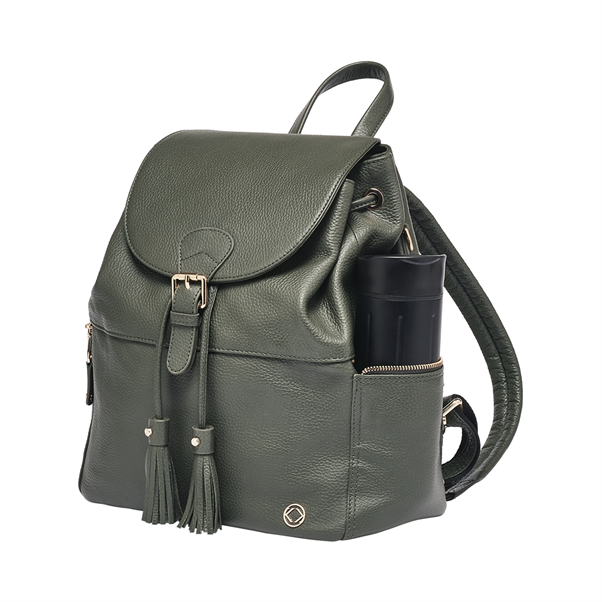 Thor Leather Backpack - Olive - Holiday Accent Ltd