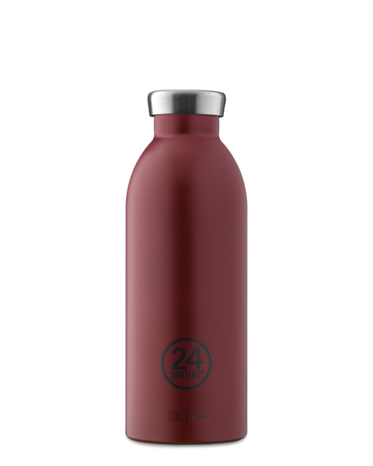 24Bottles Clima Insulated Water Bottle 500ml - Country Red - Holiday Accent Ltd