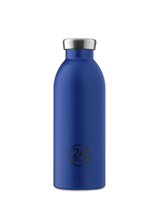 24Bottles Clima Insulated Water Bottle 500ml - Gold Blue - Holiday Accent Ltd
