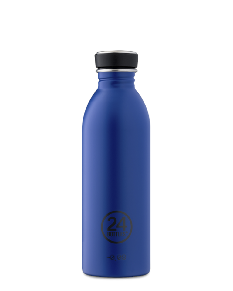 24Bottles Ultra-light Urban Water Bottle 500ml - Gold Blue - Holiday Accent Ltd