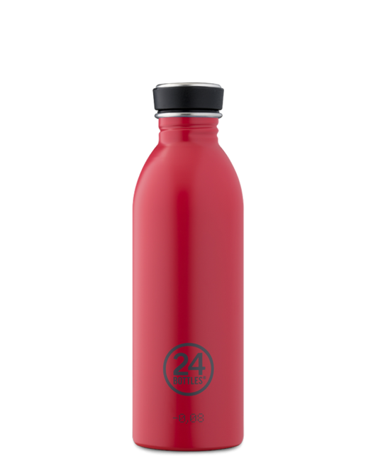 24Bottles Ultra-light Urban Water Bottle 500ml - Hot Red - Holiday Accent Ltd