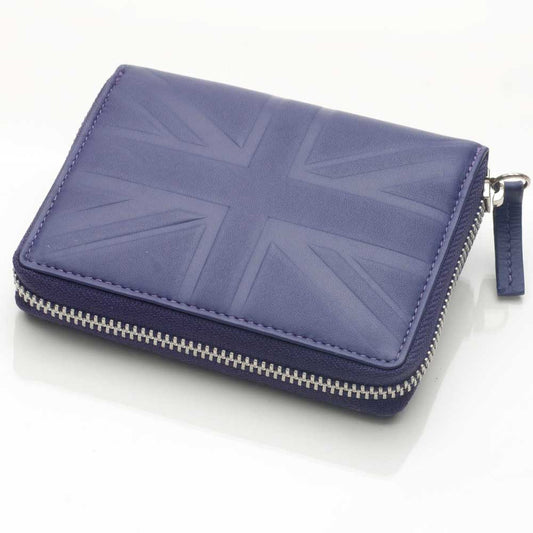 David Hampton Small Britannia Leather Zip Purse - Holiday Accent Ltd