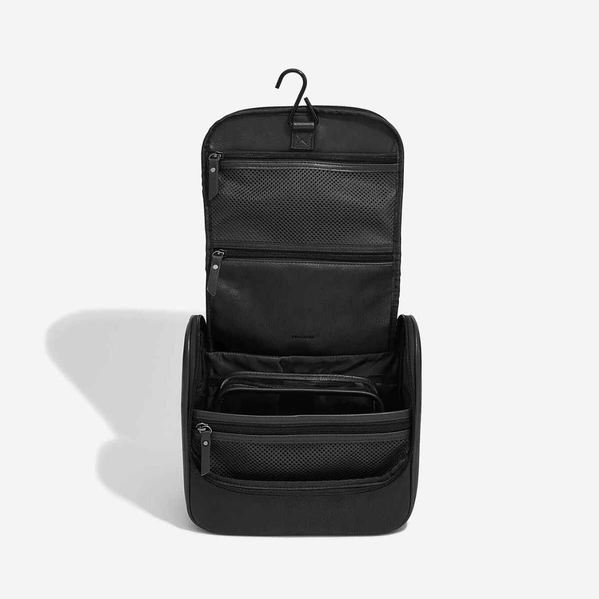Stackers Men's Hanging Wash Bag - Black - Holiday Accent Ltd