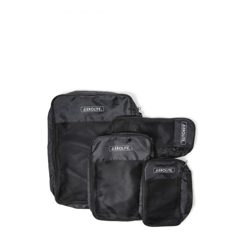 Aerolite Luggage Packing Cubes Travel Organiser (4 Pieces) - Holiday Accent Ltd