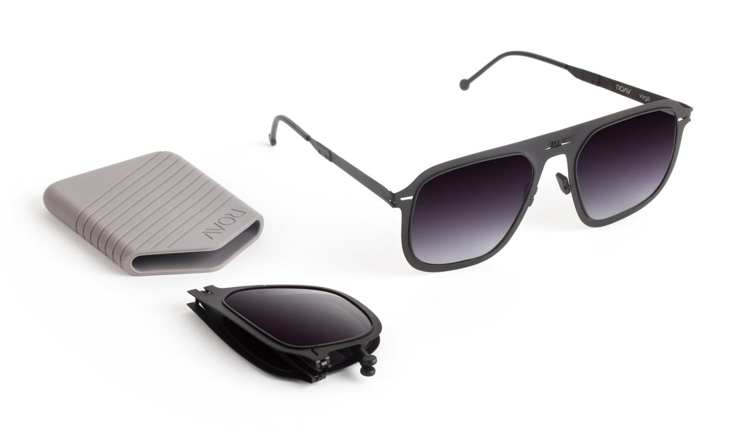 Roav Virgil Black Folding Sunglasses - Holiday Accent Ltd