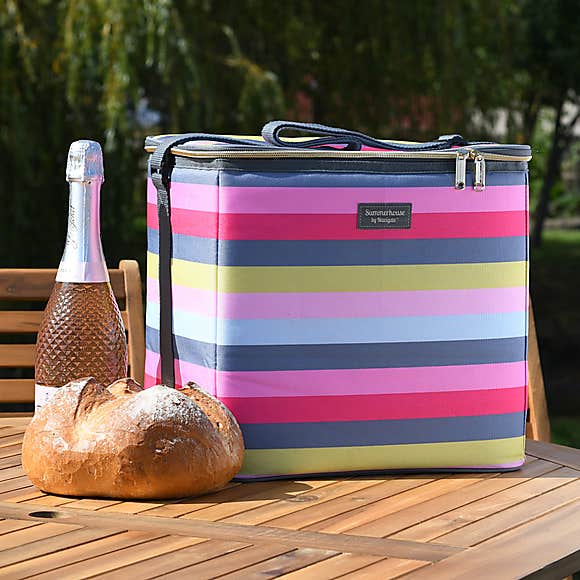 Gardenia Stripe Picnic Cooler Bag - 20L - Holiday Accent Ltd