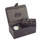 Jacob Jones Brown and Khaki Mens Watch and Cufflink Box - Holiday Accent Ltd