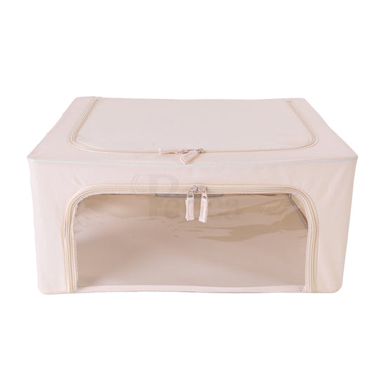 Periea Folding/Collapsible Storage Box - Tan - Holiday Accent Ltd