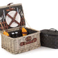 Wicker Picnic Basket Hamper with removable Cooler Bag - 2 Person - Holiday Accent Ltd