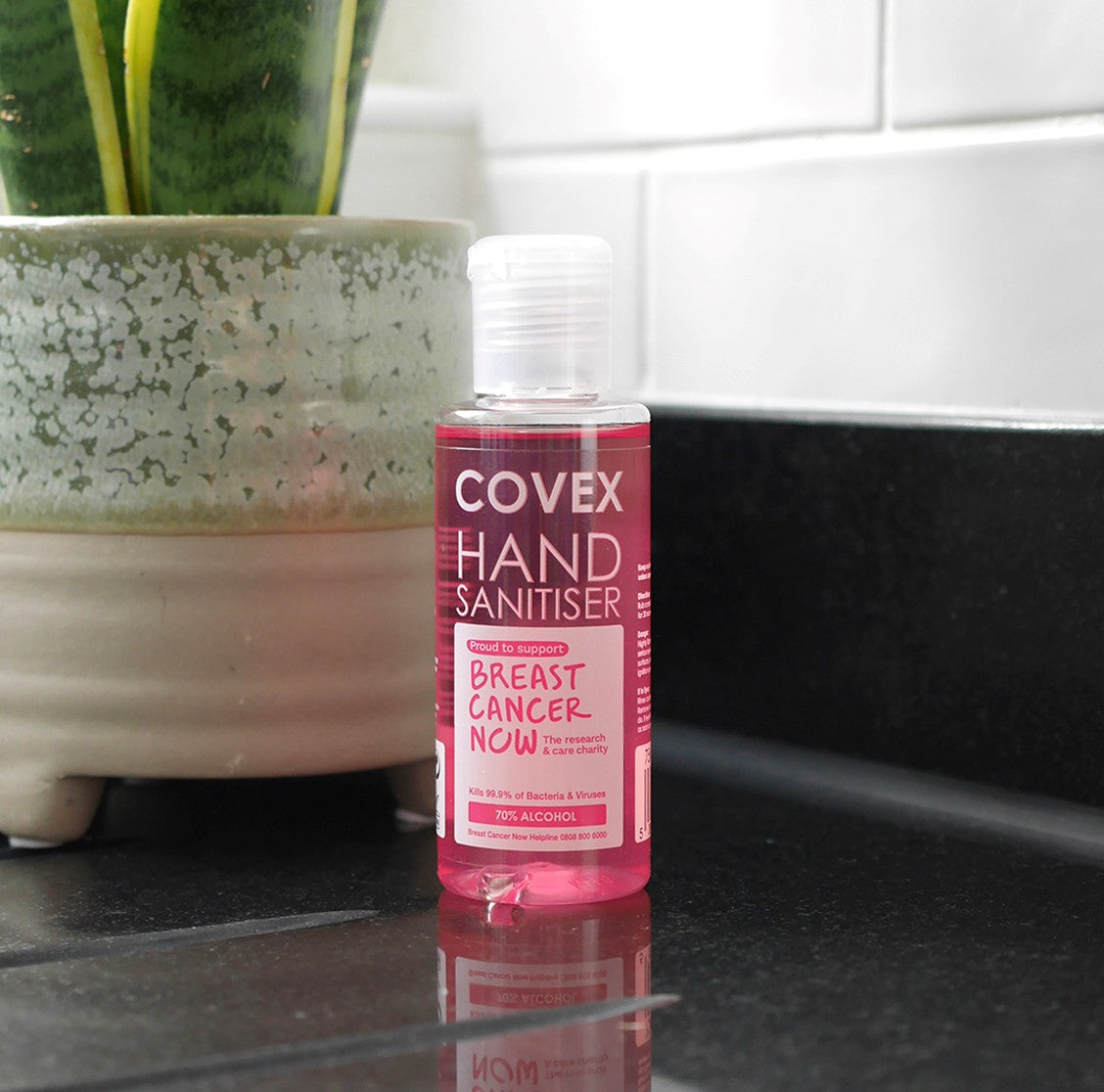 Pink Hand Sanitiser 75ml x 3 - in aid of Breast Cancer Now Charity - Holiday Accent Ltd