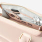 Stackers Multi-wear Faux Leather Laptop/Backpack Bag - Blush - Holiday Accent Ltd