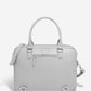 Stackers Multi-wear Faux Leather Laptop/Backpack Bag - Pebble Grey - Holiday Accent Ltd